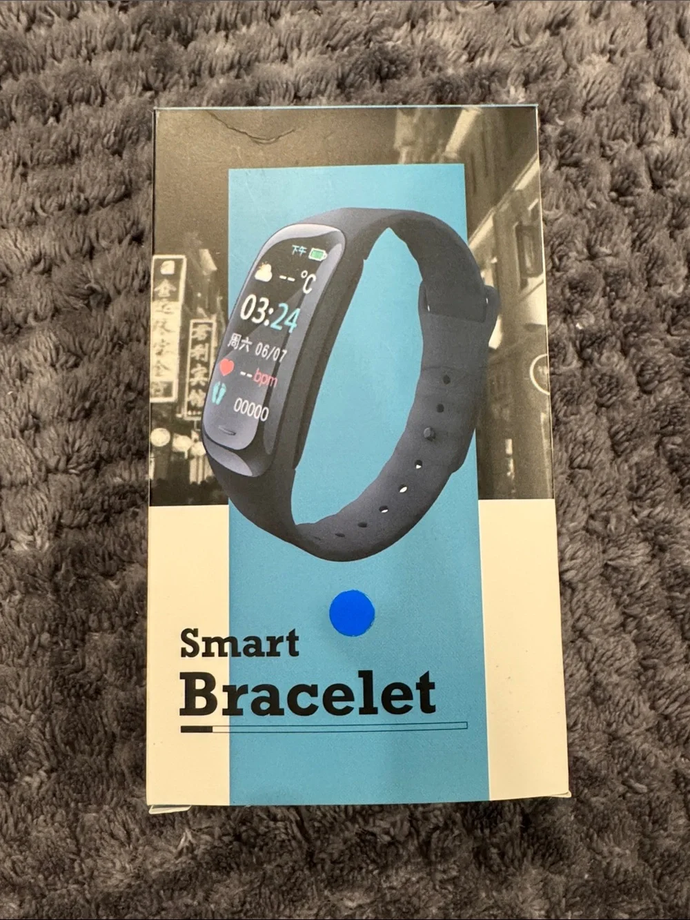 Smart Bracelet Fitness Tracker - Black